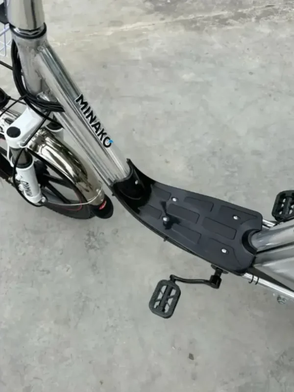 Вантажний електровелосипед Minako V.12 LUX (18", 600W, 60V, 18Ah, 50 км/год) - модель 2023 року з усиленим аккумулятором