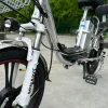 Вантажний електровелосипед Minako V.12 LUX (18", 600W, 60V, 18Ah, 50 км/год) - модель 2023 року з усиленим аккумулятором