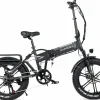 Электровелосипед фэтбайк SAMEBIKE XWLX09 (500 Вт; 10 А/час; 48 В 35 км/час), колеса 20х4", с ручкой газа, черный