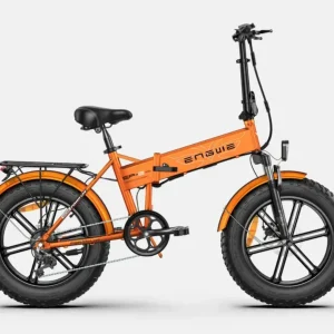 Електровелосипед фетбайк ENGWE EP-2 Pro (750 Вт; 12,8 А/год; 48 В, 45 км/год), колеса 20х4", з ручкою газу, оранжевий