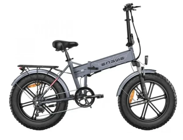 Электровелосипед фэтбайк ENGWE EP-2 Pro (750 Вт; 12,8 А/час; 48 В, 45 км/час), колеса 20х4", с ручкой газа, серый