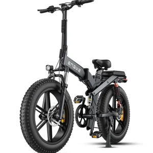 Електровелосипед фетбайк Engwe X-20 Dual Batteries (750 Вт; 14,4 А*год+7,8 А*год; 48 В, 45 км/год), колеса 20х4", з ручкою газу, чорний Электровелосипед фетбайк Engwe X-20 Dual Batteries (750 Вт; 14,4 А*ч+7,8 А*ч; 48 В, 45 км/час), колеса 20х4", с ручкой газа, черный