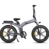 Електровелосипед фетбайк Engwe X-20 Dual Batteries (750 Вт; 14,4 А*год+7,8 А*год; 48 В, 45 км/год), колеса 20х4", з ручкою газу, сірий Электровелосипед фетбайк Engwe X-20 Dual Batteries (750 Вт; 14,4 А*ч+7,8 А*ч; 48 В, 45 км/час), колеса 20х4", с ручкой газа, серый