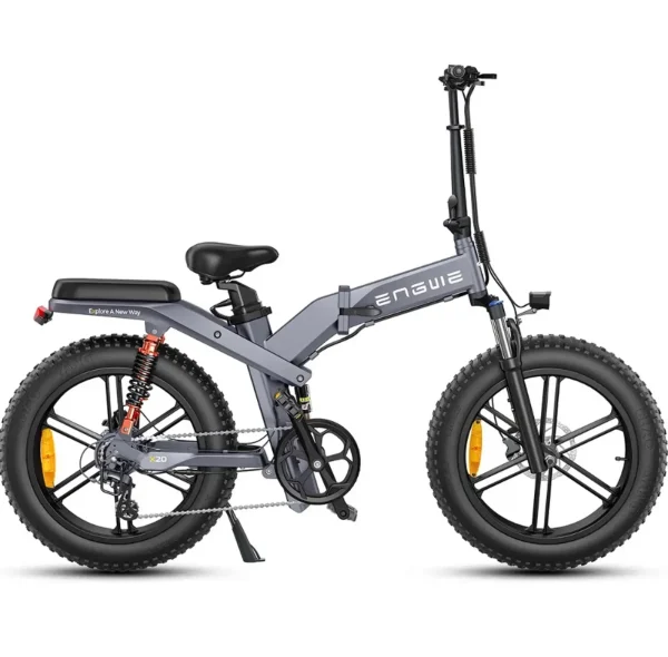 Електровелосипед фетбайк Engwe X-20 Dual Batteries (750 Вт; 14,4 А*год+7,8 А*год; 48 В, 45 км/год), колеса 20х4", з ручкою газу, сірий Электровелосипед фетбайк Engwe X-20 Dual Batteries (750 Вт; 14,4 А*ч+7,8 А*ч; 48 В, 45 км/час), колеса 20х4", с ручкой газа, серый