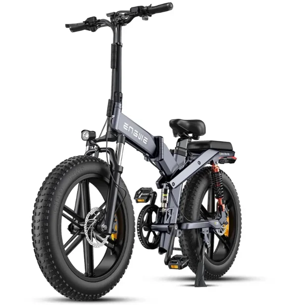 Електровелосипед фетбайк Engwe X-20 Dual Batteries (750 Вт; 14,4 А*год+7,8 А*год; 48 В, 45 км/год), колеса 20х4", з ручкою газу, сірий Электровелосипед фетбайк Engwe X-20 Dual Batteries (750 Вт; 14,4 А*ч+7,8 А*ч; 48 В, 45 км/час), колеса 20х4", с ручкой газа, серый
