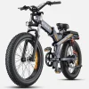 Електровелосипед фетбайк ENGWE X-24 Dual Batteries (1000 Вт; 19,2 А/год+10 А/год; 48 В, 45 км/год), колеса 24х4", з ручкою газу, сірий Электровелосипед фэтбайк ENGWE X-24 Dual Batteries (1000 Вт; 19,2 А/ч+10 А/ч; 48 В, 45 км/час), колеса 24х4", с ручкой газа, серый