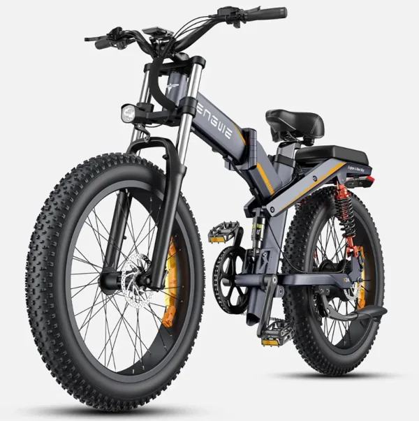 Електровелосипед фетбайк ENGWE X-24 Dual Batteries (1000 Вт; 19,2 А/год+10 А/год; 48 В, 45 км/год), колеса 24х4", з ручкою газу, сірий Электровелосипед фэтбайк ENGWE X-24 Dual Batteries (1000 Вт; 19,2 А/ч+10 А/ч; 48 В, 45 км/час), колеса 24х4", с ручкой газа, серый