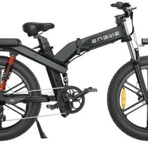 Електровелосипед фетбайк ENGWE X-26 Dual Batteries (1000 Вт; 19,2 А/год+10 А/год; 48 В, 45 км/год), колеса 26х4", з ручкою газу, чорний