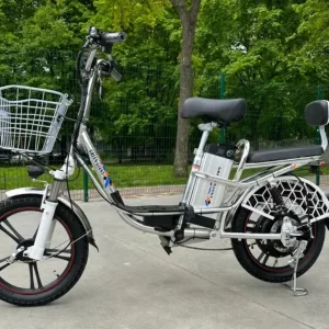 Електровелосипед Green Giant U18 Eco (600W, 48V, 15 Ан, 45 км/год) Хром