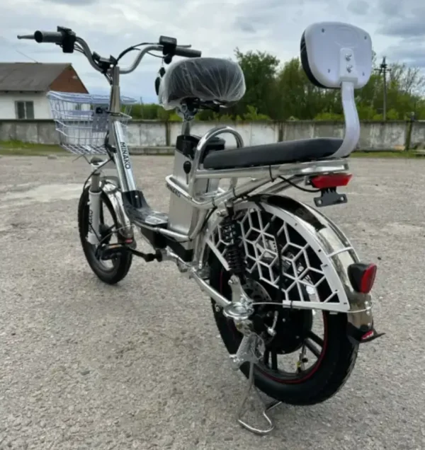 Електровелосипед Minako V.12 LUX (18", 600W, 48V, 18Ah, 50 км/год) NEW модель 2023 року Сірий Електровелосипед Minako V.12 LUX (18", 600W, 48V, 18Ah, 50 км/год) NEW модель 2023 року Сірий