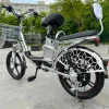 Електровелосипед MINAKO V8 PRO (18", 500W, 48V, 13Ah, 45 км/год) - модель 2023 року із заднім амартизатором